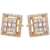 NAEMI Pendientes oro / transparente