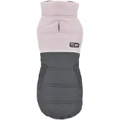 Nayeco Chaqueta para perros Montecarlo, disponible en gris y rosa, talla 20 cm. Gris, rosa, 20 cm