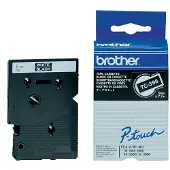Brother TC-395 cinta blanco sobre negro 9 mm (original)
