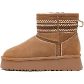 Derimod Botas camelo / marrón / blanco