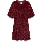 Vero Moda Vestido de gala 'VMBella' burdeos