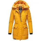 NAVAHOO Chaqueta de invierno amarillo / negro