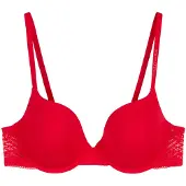 Marc O'Polo Sujetador ' Timeless Lace ' rojo vivo