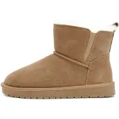 Derimod Botas de tobillo camelo