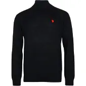 U.S. POLO ASSN. Jersey rojo / negro