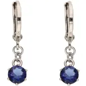 Gaya Pendientes azul oscuro / plata