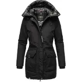NAVAHOO Chaqueta de invierno negro / blanco