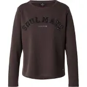 Monari Sudadera marrón oscuro / negro