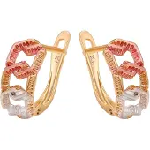 Gaya Pendientes bronce / oro / plata