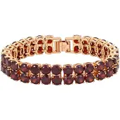 Gaya Pulsera oro / rojo oscuro