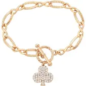 Faina Pulsera oro / transparente