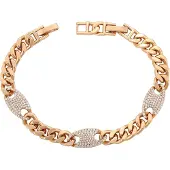 Gaya Pulsera oro / blanco perla