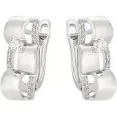 Faina Pendientes plata / transparente