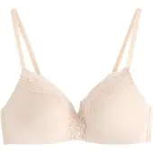 Lindex Sujetador 'Flora' beige claro