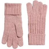 Lipsy Guantes con dedos rosa