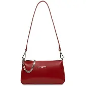 LANCASTER PARIS Bolso de hombro 'Suave' rojo