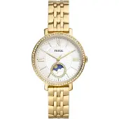 Fossil Reloj analógico 'Jacqueline' azul / oro / blanco
