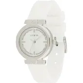 GUESS Reloj analógico 'MINI RUMOUR' plata / blanco