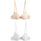 Next Sujetador beige / blanco natural