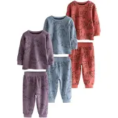 Next Pijama ópalo / lila / rojo / negro