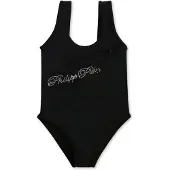 Philipp Plein Traje de baño negro / plata