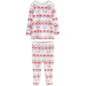 Next Pijama azul / rosa claro / rojo / blanco