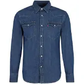 Levi's Camisa 'M' Barstow Western Standard Lower Haight Med Indigo Flat Finish Shirt' mezcla de colores