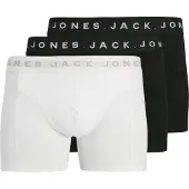 Jack & Jones Calzoncillo boxer 'JACBENNETT' beige / negro / blanco