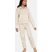 Lipsy Pijama crema / oro