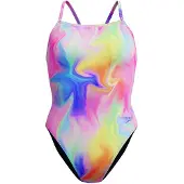 Speedo Traje De Baño Printed V-back