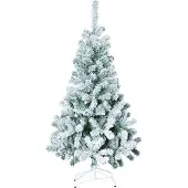 FÉÉRIC LIGHTS AND CHRISTMAS Árbol de Navidad artificial de 180 cm con hermosas escarcha blanca. - Fééric Lights y Navidad