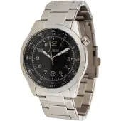 GUESS Reloj analógico gris plateado / negro