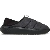 Crocs Zuecos Classic Sueded Moc mujer - Negro - 39 / 40