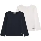 s.Oliver Camiseta azul noche / blanco