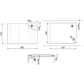 Smeg Placa De Inducción Si1m4844d 80 Cm 4 Fuegos