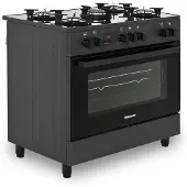Ravanson Cocina De Gas Con Horno Eléctrico Kwge-k90