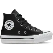 Converse Zapatillas altas Chuck Taylor All Star Eva Lift Leather Foundation Hi niña - Negro - 28