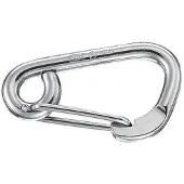 PLASTIMO Mosquetón Asimétrico Acero Inoxidable