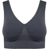 Magic bodyfashion Sujetador 'Bamboo' gris oscuro