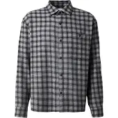 Gap Camisa gris / taupe / negro