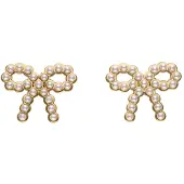 NAEMI Pendientes oro / blanco