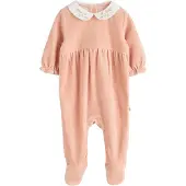 Next Pijama verde pastel / talco / blanco