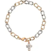 Faina Pulsera oro rosa / plata