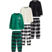Next Pijama beige / gris / verde / negro / blanco
