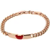 NAEMI Pulsera oro / rojo
