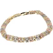 NAEMI Pulsera oro / oro rosa / plata
