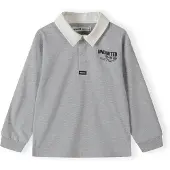 MINOTI Camiseta gris claro / negro / blanco