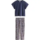 Next Pijama beige / navy