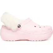 Crocs Zuecos 'Classic' rosa pastel / blanco lana