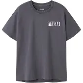 TWO SOON Camiseta 'Nirvana' gris / rosa / blanco natural